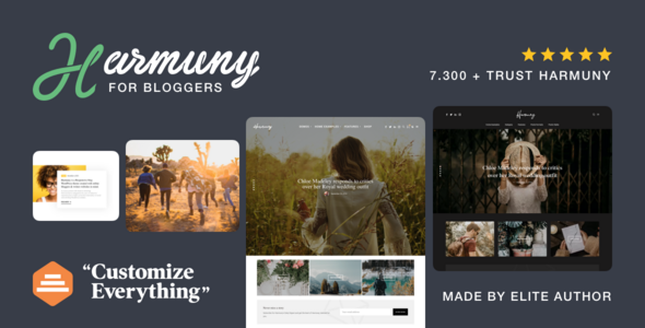 Harmuny 1.3.1 - Creative Blog WordPress Theme
