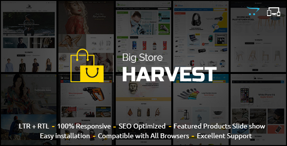 Harvest 2.0.3.1 - Responsive Multipurpose OpenCart Theme