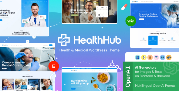 HealthHub 1.8 - Health & Medical Doctor WordPress Theme