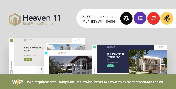 Heaven11 1.1.1 - Property & Apartment Real Estate WordPress Theme