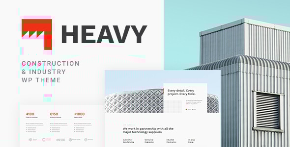Heavy 1.2.2 - Construction and Industrial WordPress Theme