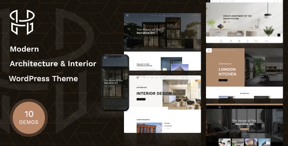 Hellix 1.0.43 - Modern Architecture & Interior Design WordPress Theme