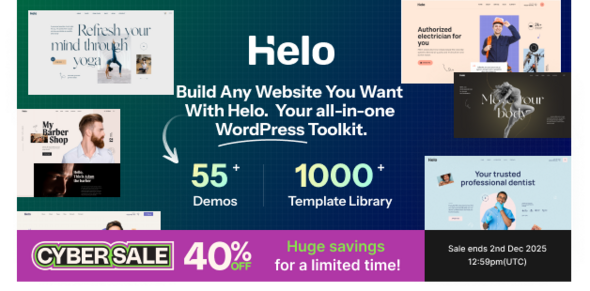Helo  Multi-Purpose Elementor WordPress Theme