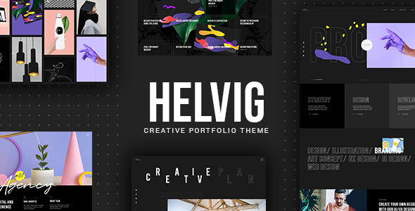 Helvig 1.1 - Creative Portfolio WordPress Theme