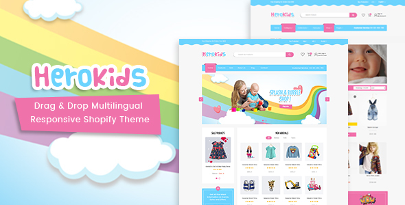 Herokids 2.0 - Kids Shopify Theme