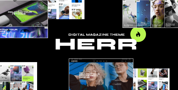 Herr 1.1 - Digital Magazine WordPress Theme
