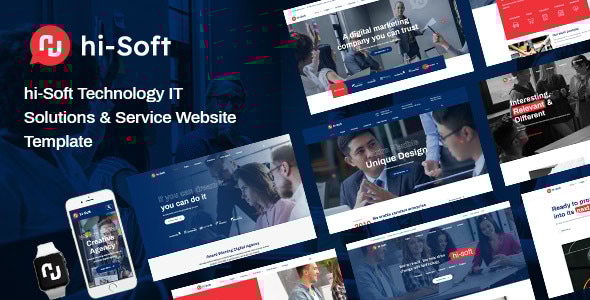 hi-Soft 2.0.1 - IT Solutions and Services Company HTML5 Template