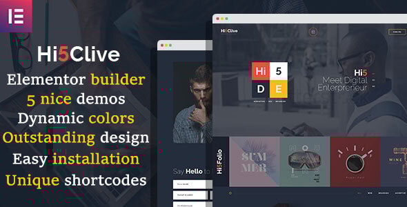 Hi5Clive - Digital Marketing Entrepreneur WordPress Theme