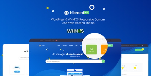 hibreed 7.1.0 - WordPress & WHMCS Hosting Theme