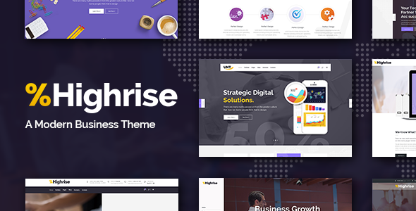 Highrise 1.6 - Business Company WordPress Theme