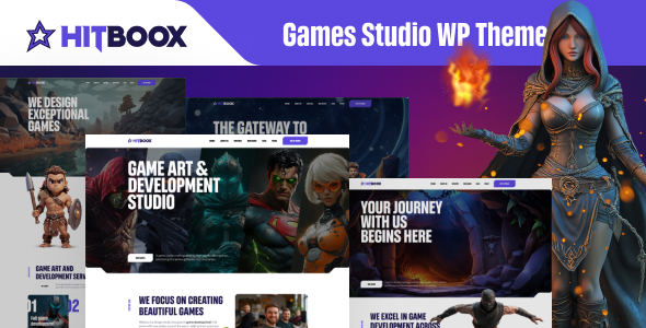 Hitboox - Games Studio WordPress Theme