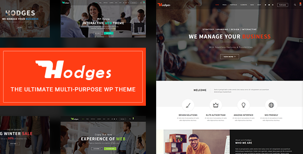 Hodges 7.3 - Modern Business & Corporate Multi-Purpose WordPress Theme
