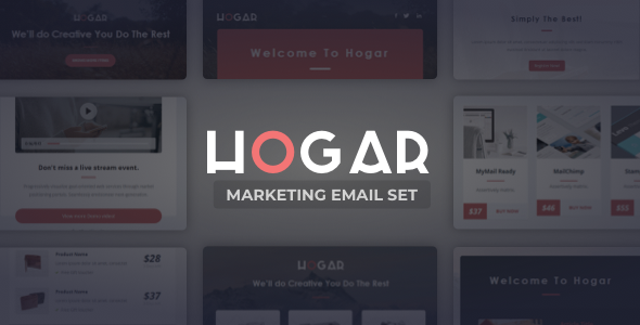 Hogar 45 - Responsive Email Set
