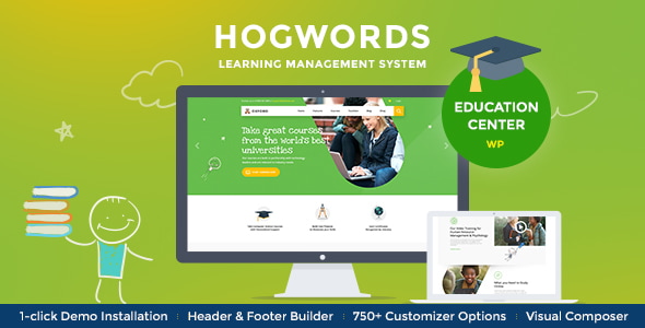 Hogwords 1.2.7 - School University Education WordPress Theme