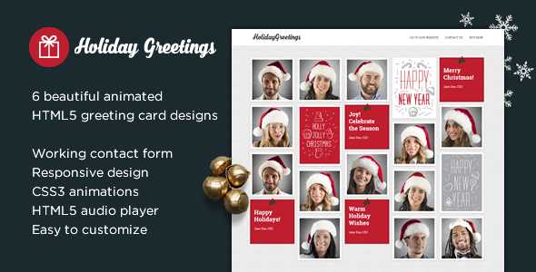 Holiday Greetings 05.12.2018 - Landing Page Greeting Card