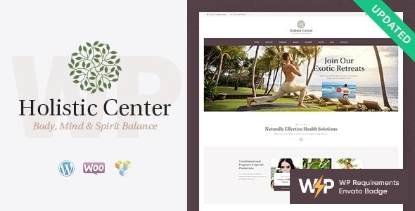 Holistic Center 1.2.15 - Wellness and Spa Salon WordPress Theme