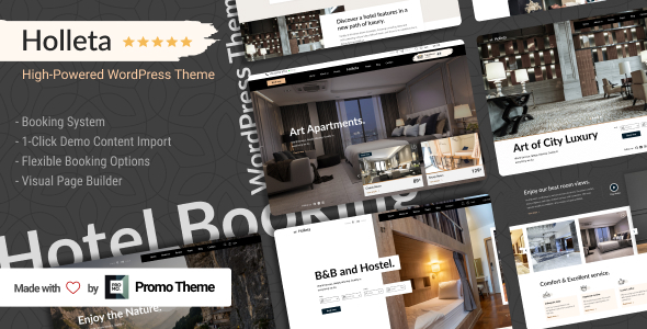 Holleta 1.0.0 - Hotel Booking WordPress Theme