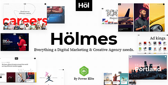 Holmes 1.9 - Digital Agency WordPress Theme
