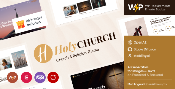 Holy 2.18 - Church  Religion Charity & Nonprofit WordPress Theme