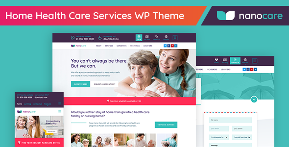 Home Health Care Medical Care WordPress Theme 1.2.1 - NanoCare