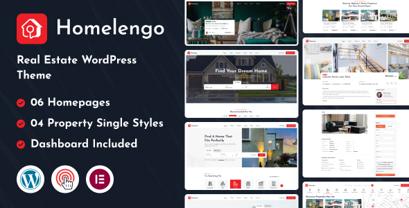 Homelengo 1.0.5 - Real Estate WordPress Theme