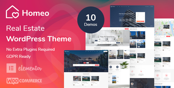 Homeo 1.2.59 - Real Estate WordPress Theme