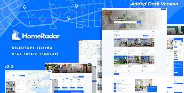 Homeradar 8.0 - Directory  Listing  Real Estate Template