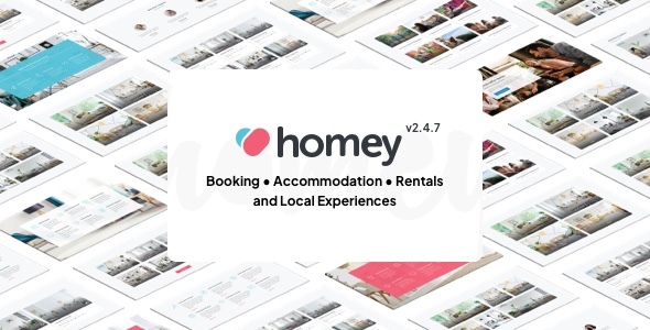 Homey 2.3 Booking and Rentals WordPress Theme
