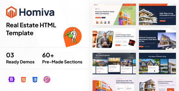 Homiva - Real Estate HTML Template