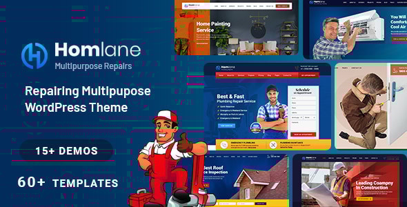 Homlane - Multipurpose Servicing And Repairing WordPress Theme