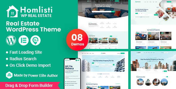 Homlisti 3.1.9 - Real Estate WordPress Theme  RTL