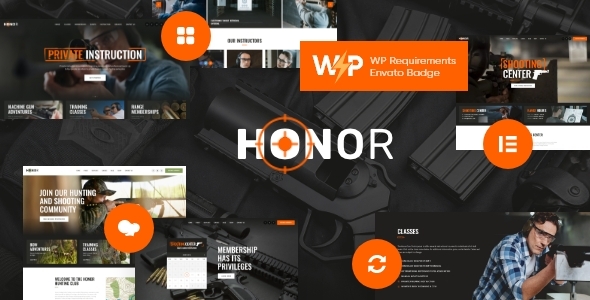 Honor 2.8 - Shooting Club & Weapon and Gun Store Theme