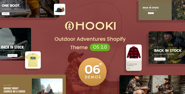 Hooki 1.0 - Outdoor Adventures Shopify Theme OS 2.0