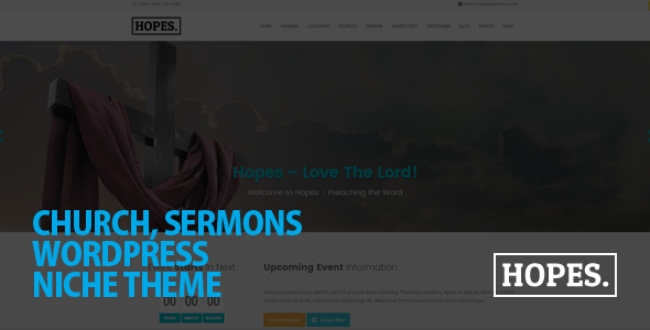 Hopes 6.0 - Church & Multi-Purpose WordPress Theme