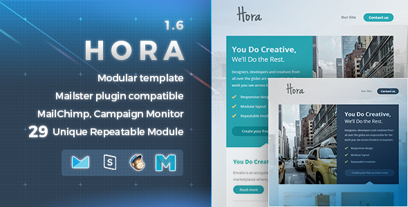 Hora  Responsive Email Template
