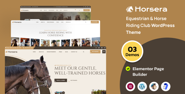 Horsera  Equestrian & Horse Riding Club WordPress Theme