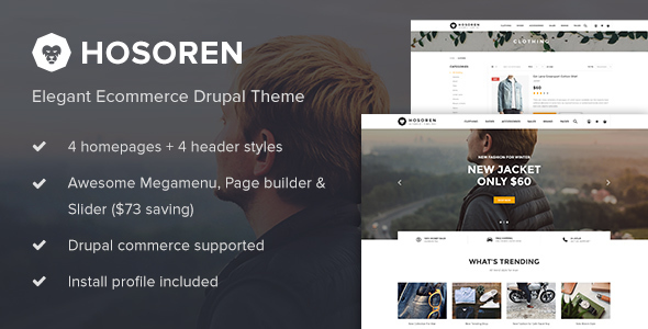 Hosoren 2.1 - Elegant Ecommerce Drupal Theme