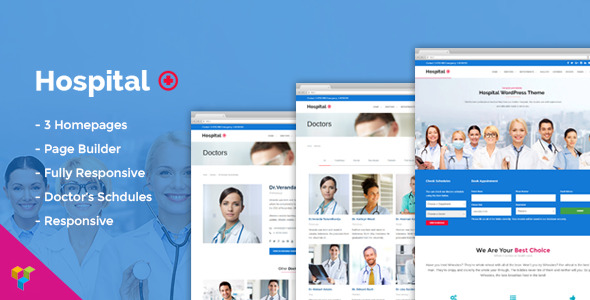 Hospital Medical Doctor WordPress Theme 1.2.0 - Hospital
