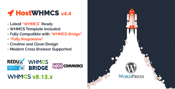 HostWHMCS 4.4 - Responsive Hosting and WHMCS WordPress Theme