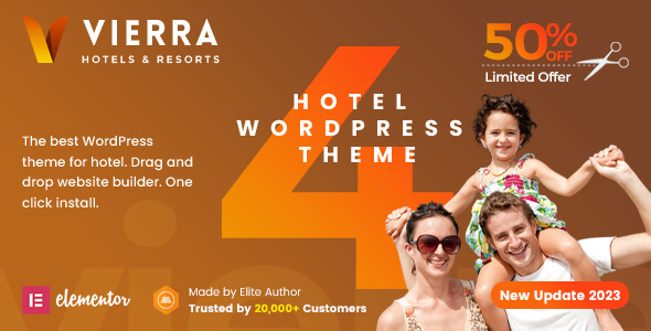 Hotel Booking WordPress Theme 2.1.1 - Vierra