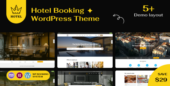 Hotel 1.2 - Booking WordPress Theme