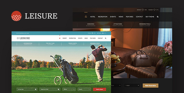 Hotel 5 Leisure WordPress Theme