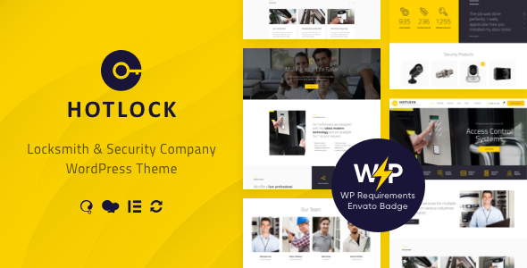 HotLock 1.4.5 - Locksmith & Security Systems WordPress Theme  RTL