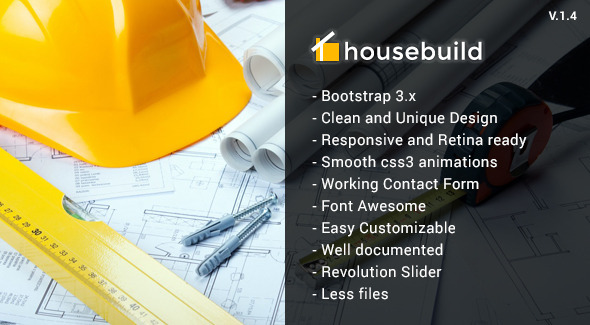 Housebuild 25.02.2015 - HTML Construction Business Template