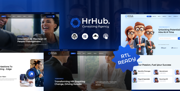 Hr Hub 1.0 - Recruitment Agency WordPress Theme