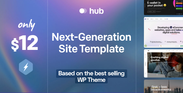 Hub 30 - HTML Responsive Multi-Purpose Template