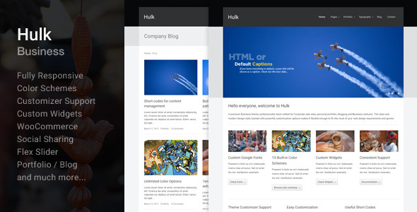 Hulk 3.5.0 - BusinessPortfolio Wordpress Theme