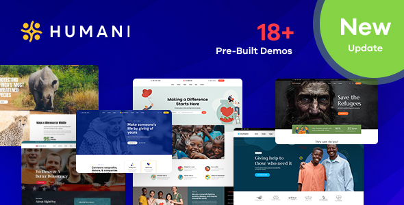 Humani 3.22.2 - Nonprofit & Charity WordPress Theme