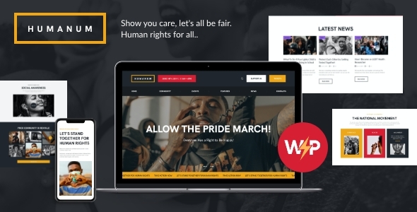Humanum 1.1.4 - Human Rights WordPress Theme
