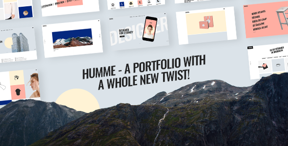 Humme 1.5 - Design Portfolio WordPress Theme